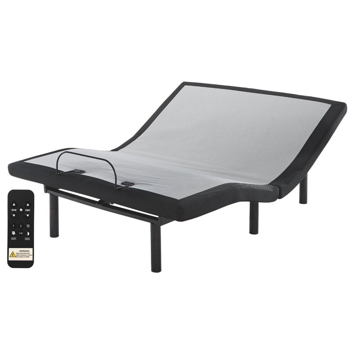 Signature Design by Ashley Augusta 12 Inch Mattress and Adjustable Base -  Overstock - 29237127