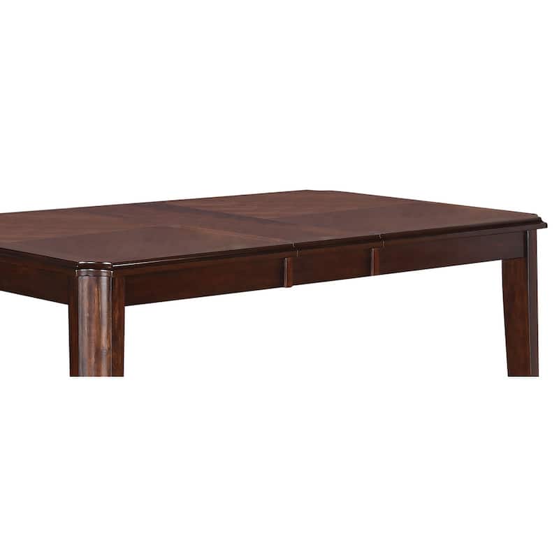 Pam Collection Solid Wood Extendable 7-Piece Dining Set