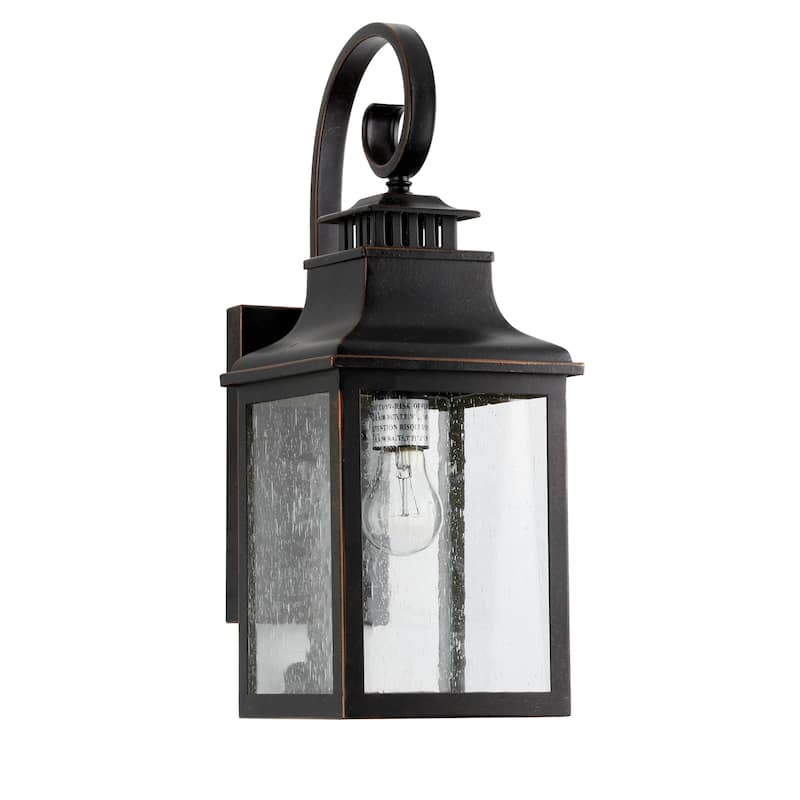 Morgan 1 Light Outdoor Wall Mounted Lighting-Oil Rubbed Bronze Finish - Oil Rubbed Bronze - Oil Rubbed Bronze