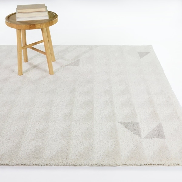 slide 2 of 5, Coleford Scandi Geometric Area Rug 5'3" x 7' - Cream