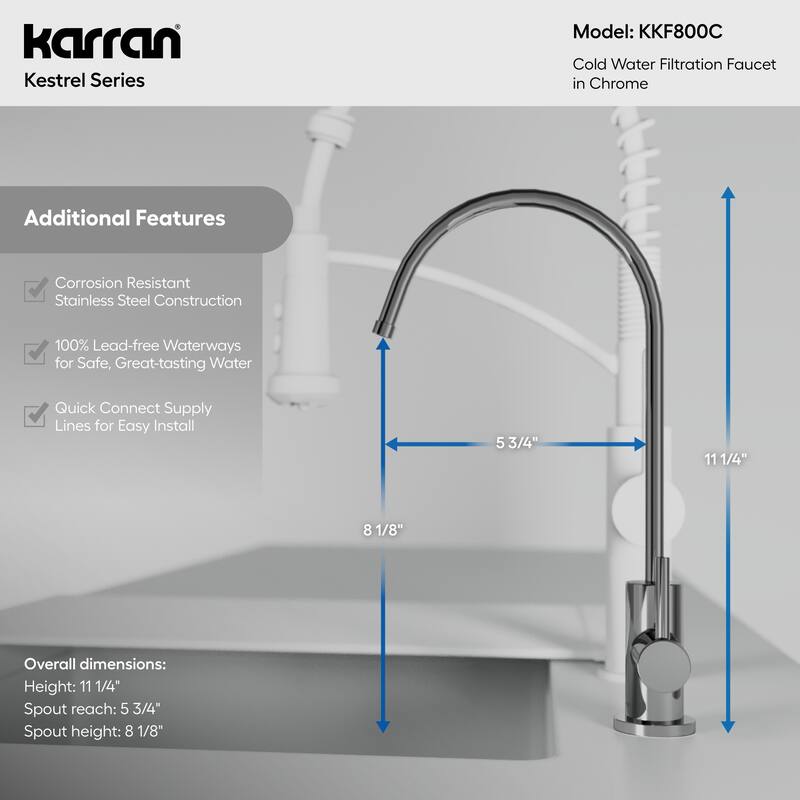 Karran Kestrel Single Handle Beverage Faucet