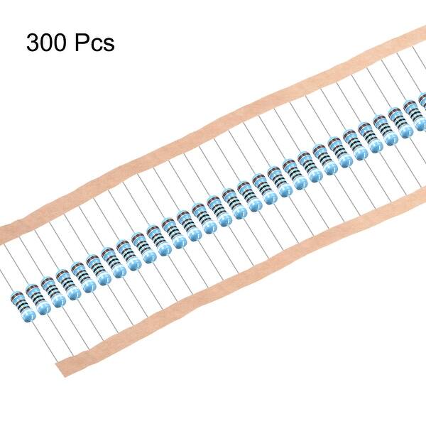 100pcs 2.7K ohm Resistore 1/4w (0.25 Watt) ±1% Tolleranza Film metallico Resistore fisso, Valori multipli di resistenza Opzionale