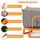 preview thumbnail 2 of 7, Toddlers Trampoline with Safety Enclosure Net and Balls Ball Pit Balls