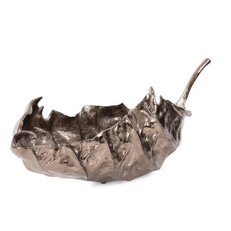 Aspen Leaf Cast Aluminum Bowl
