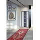 preview thumbnail 2 of 7, ECARPETGALLERY Hand-knotted Andelz Red Wool Rug - 3'6 x 12'10
