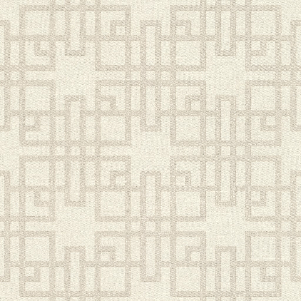 Advantage Mana White Trellis Wallpaper - 20.9in x 396in x 0.025in - 20.9in x 396in x 0.025in
