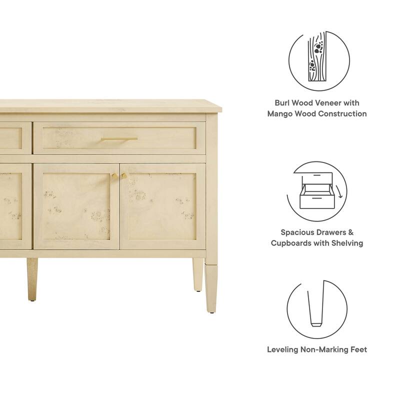 Elysian 62" Wood Sideboard