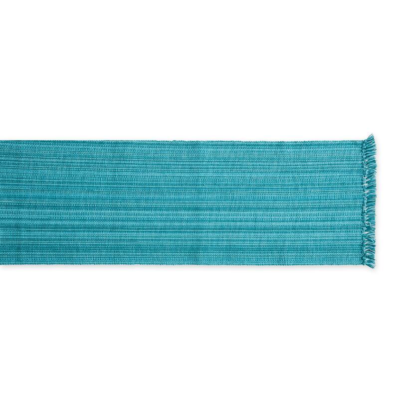 DII Variegated Taupe Fringe Table Runner 13x72