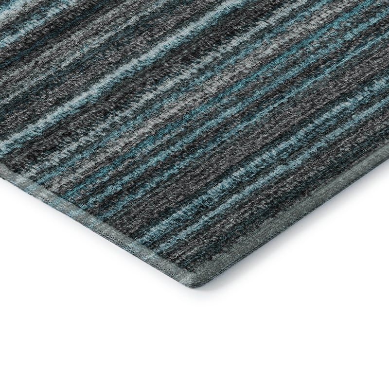 Premium Washable Super Soft Stripe Mayfield Rug