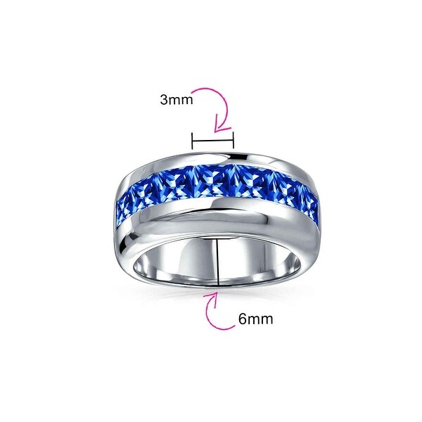 Stainless Steel CZ Inlaid Footprint Unisexs Wedding Ring Silver Aooaz Jewelry