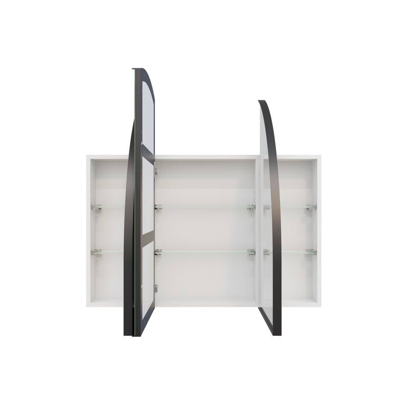 Glass Warehouse SC3-AR-48X32 Aria 48" x 32" Framed Triple Door