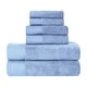 preview thumbnail 15 of 39, Turkish Cotton 6 Piece Herringbone Solid Towel Set by Superior