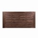 preview thumbnail 16 of 48, Linden Outdoor 6 Piece Rustic Iron and Acacia Wood Dining Set by Christopher Knight Home