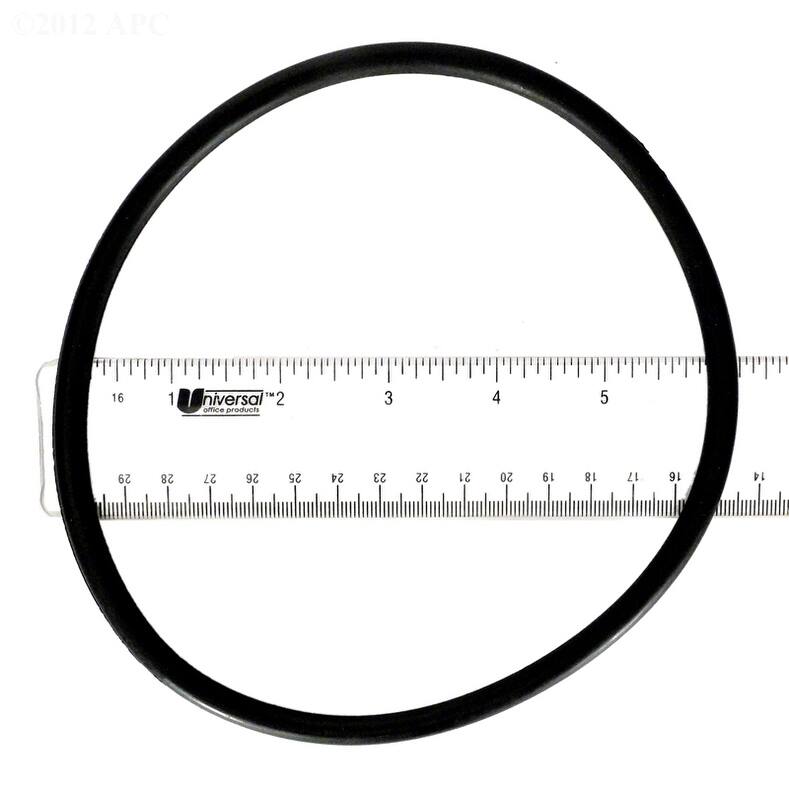 6" Black APCO2071 Rubber O-Ring for Pool Pump