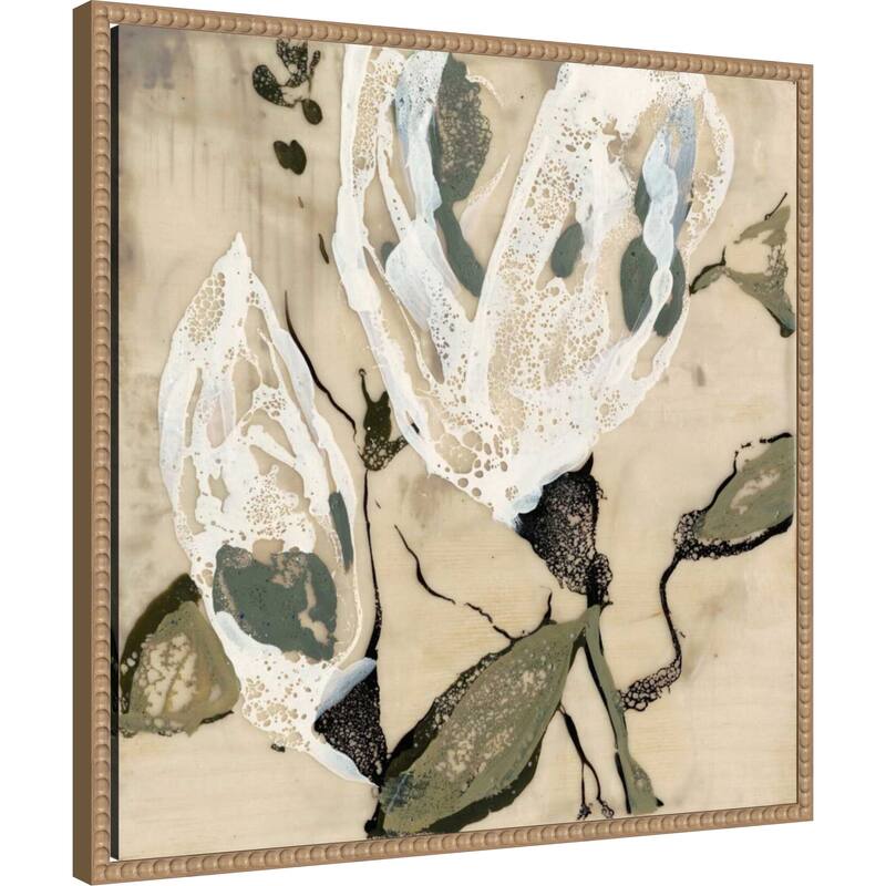 Flower s No. 2 by Jennifer Goldberger Framed Canvas Wall Art Print