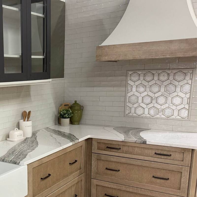 The Tile Life Pelta Orb 13x11 Hexagon Marble Floor, Wall & Backsplash Tile