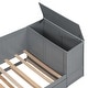 preview thumbnail 24 of 28, Twin Size Daybed Trundle Bed Pine Wood Bed Frame for Kids Teens