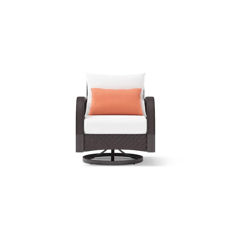 Barcelo 2 Piece Sunbrella Outdoor Patio Motion Club Chairs