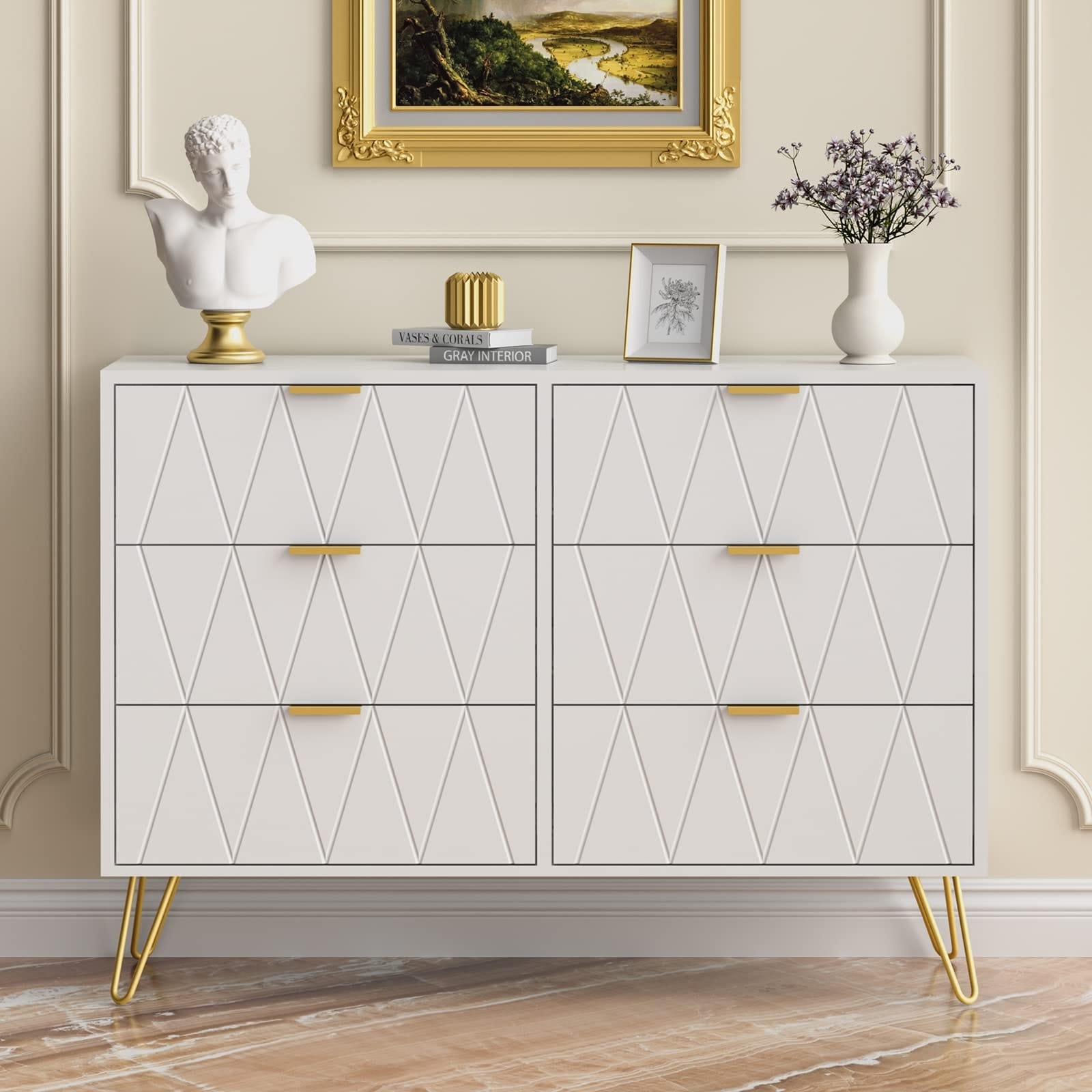 Wide hotsell modern dresser