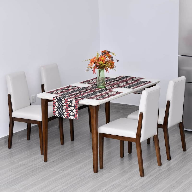 HOMESMART Floral PatternPolyester, Cotton and Rayon Set of 4 Placemat