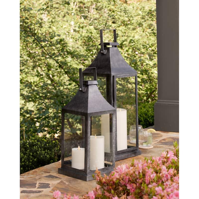 Barrington 26 inch Outdoor Lantern Black