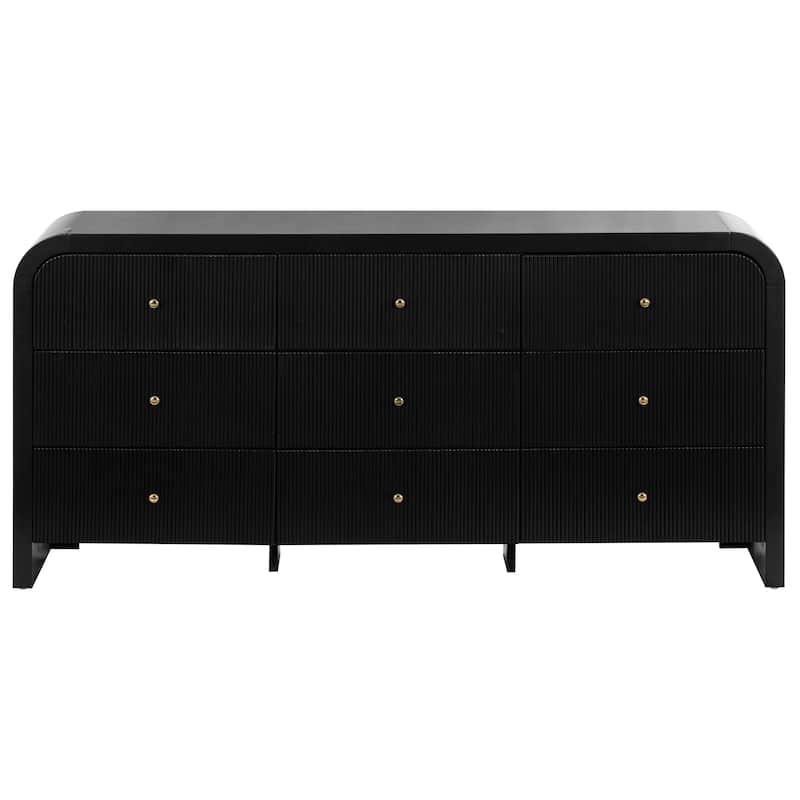SAFAVIEH Couture Liabella 9-Drawer Curved Dresser