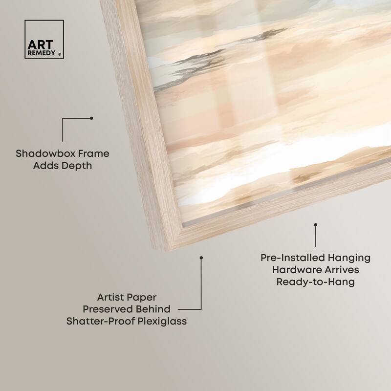 Roseate Skyfall I Shadowbox by Art Remedy