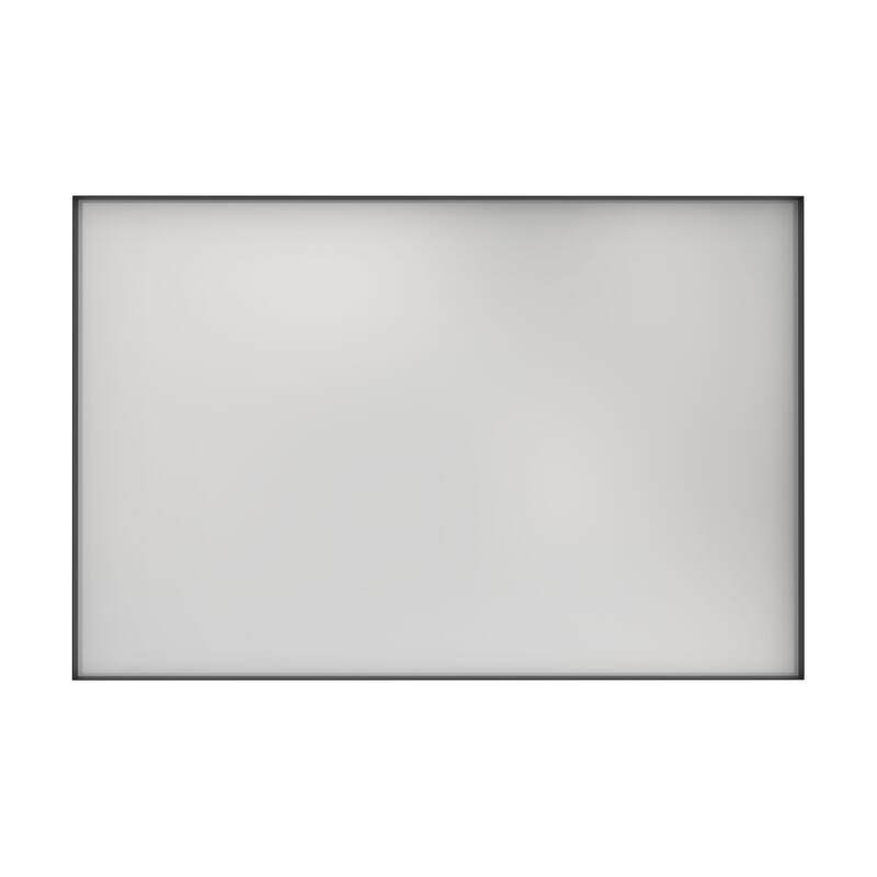 TOOLKISS Right Angle Aluminum Frame Bathroom Vanity Mirror with Clear Glass