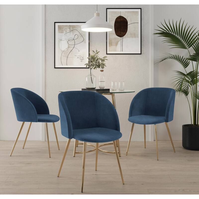 Silver Orchid Harding Upholstered Dining Chairs (Set of 2)