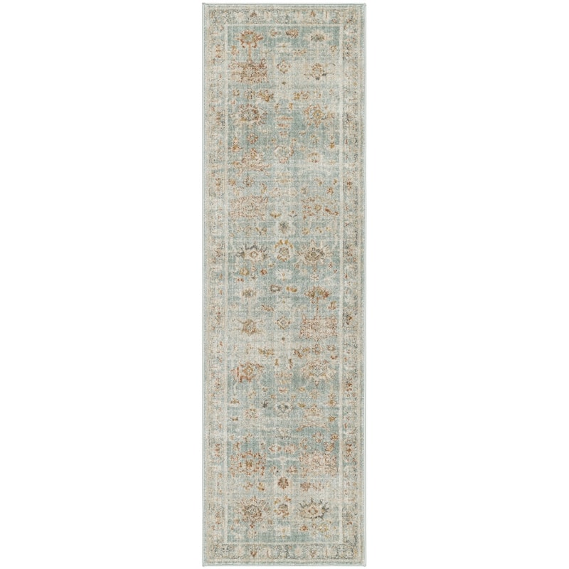 Nourison Traditional Home Indoor Persian Area Rug - Blue - 2' 3" x 8' - Runner