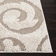 preview thumbnail 91 of 111, SAFAVIEH Florida Shag Shahin Scroll 1.2-inch Thick Textured Rug