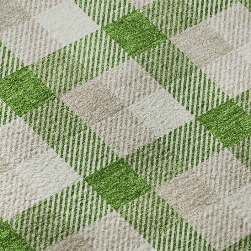 Premium Washable Super Soft Plaid Mayfield Rug