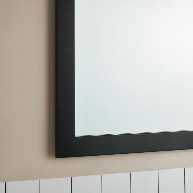 Vanity Art 84-inch Double Sink Bathroom Vanity Set with Engineered Marble Top and Free Mirror - 84 x 18.5 x 36 Inches