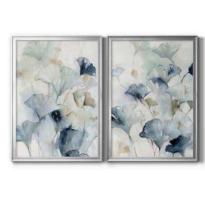 Indigo Ginkgo I Premium Framed Print - Ready to Hang - Multi-Color