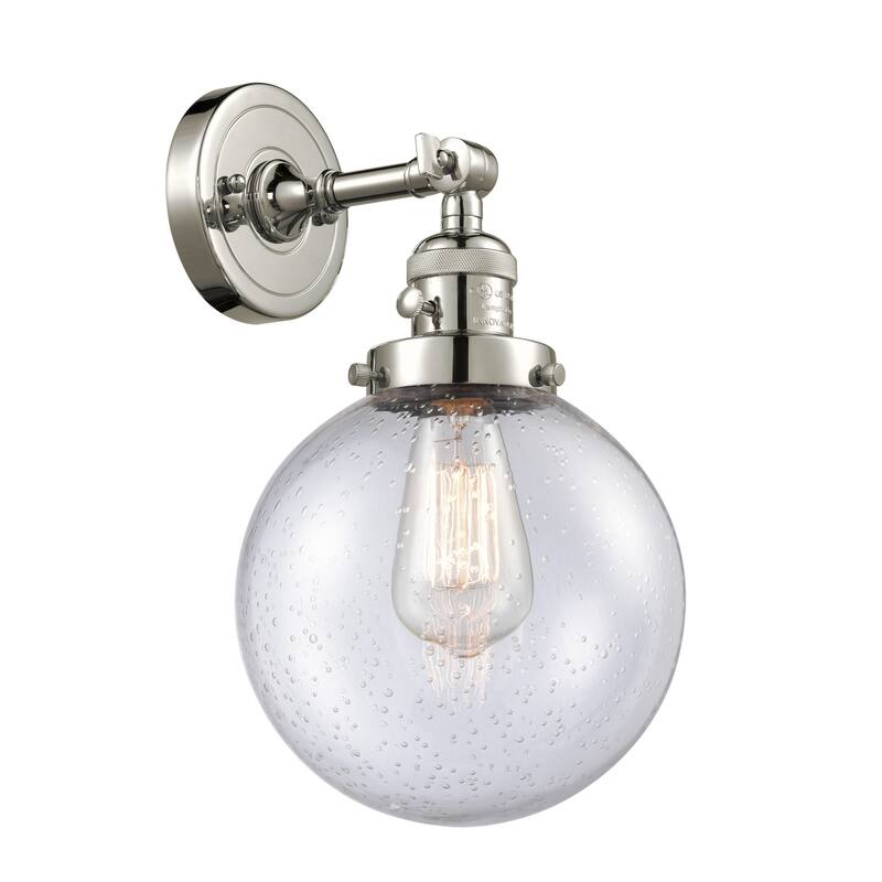 Innovations Lighting Beacon Single Light 14" Tall Bathroom Sconce with
