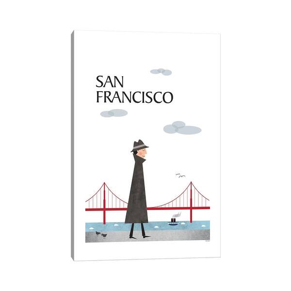 slide 1 of 8, iCanvas "San Francisco" by TomasDesign Canvas Print