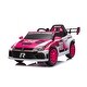 preview thumbnail 25 of 53, Kids Electric Ride-On Car 12V, Remote Control, Music, LED Lights, Two Doors Open, Seat Belt, Black