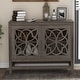 preview thumbnail 21 of 24, Merax Wood Accent Buffet Console Table with Storage Cabinet and Adjustable Shelf