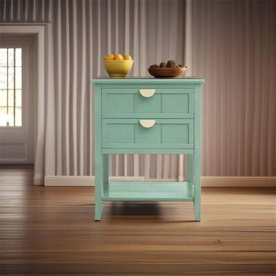 2 Drawer Side Table