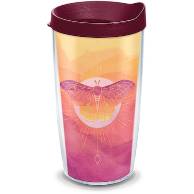Tervis Moth Made in USA Double Walled Insulated Travel Tumbler, Classic