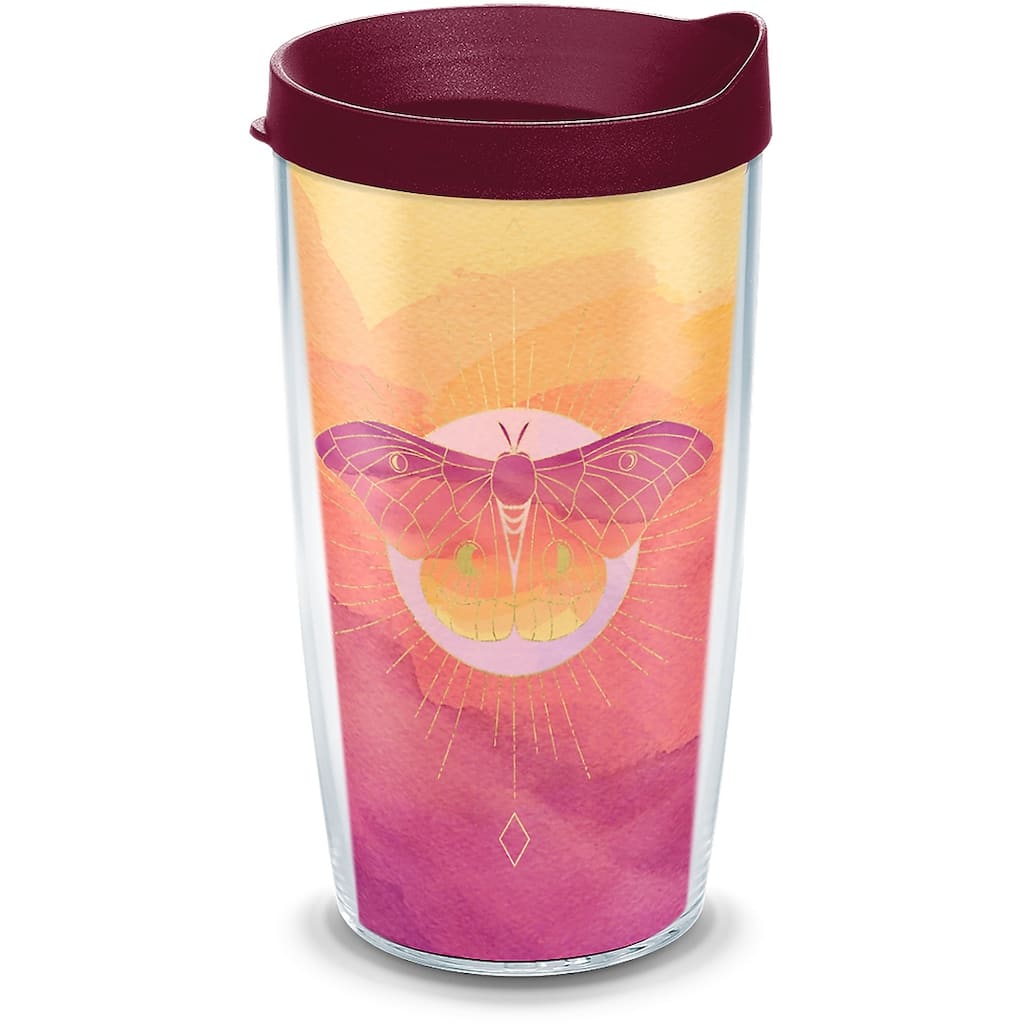 Tervis Moth Made in USA Double Walled Insulated Travel Tumbler, Classic