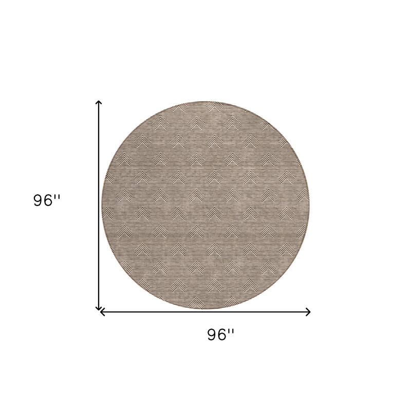 HomeRoots Geometric Transitional Rectangle Outdoor Rug