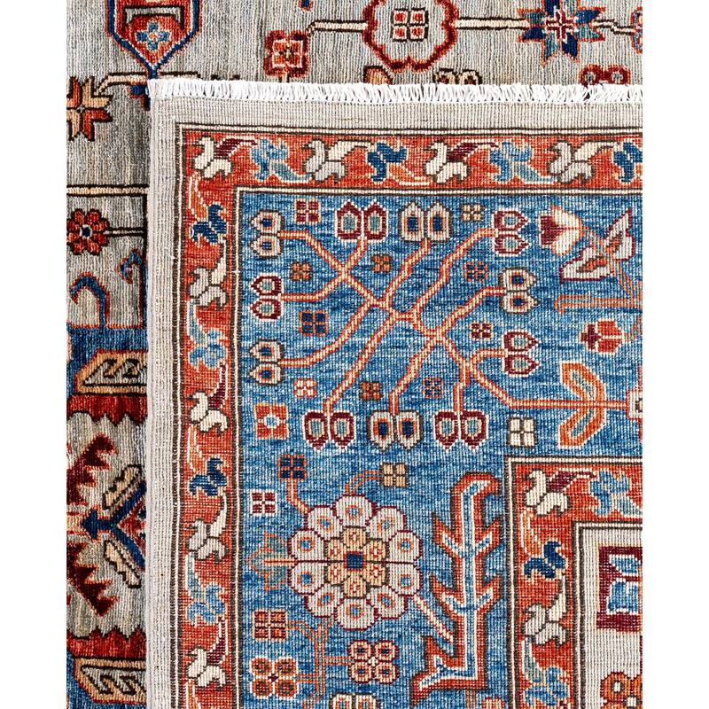 Serapi One-of-a-Kind Hand-Knotted Area Rug - Gray - 9' 1" x 12' 0"