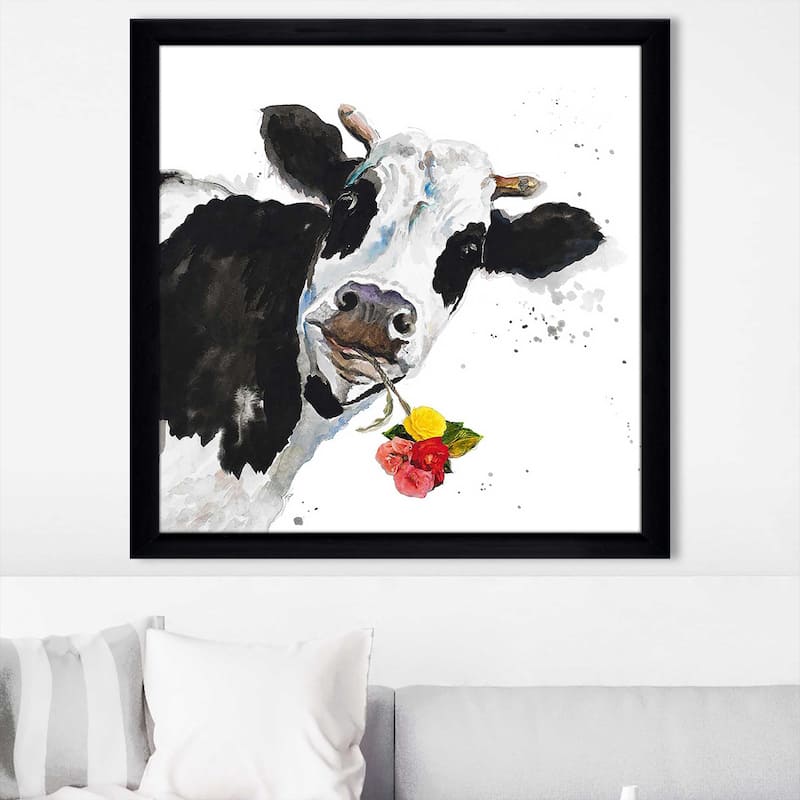 "Crazy Cow" Print on Acrylic.