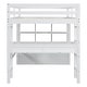 preview thumbnail 15 of 13, Traditional Contemporary Style Full Size Wood Loft Bed with Storage Shelves and Drawers,Built-in Desk with Two Drawers