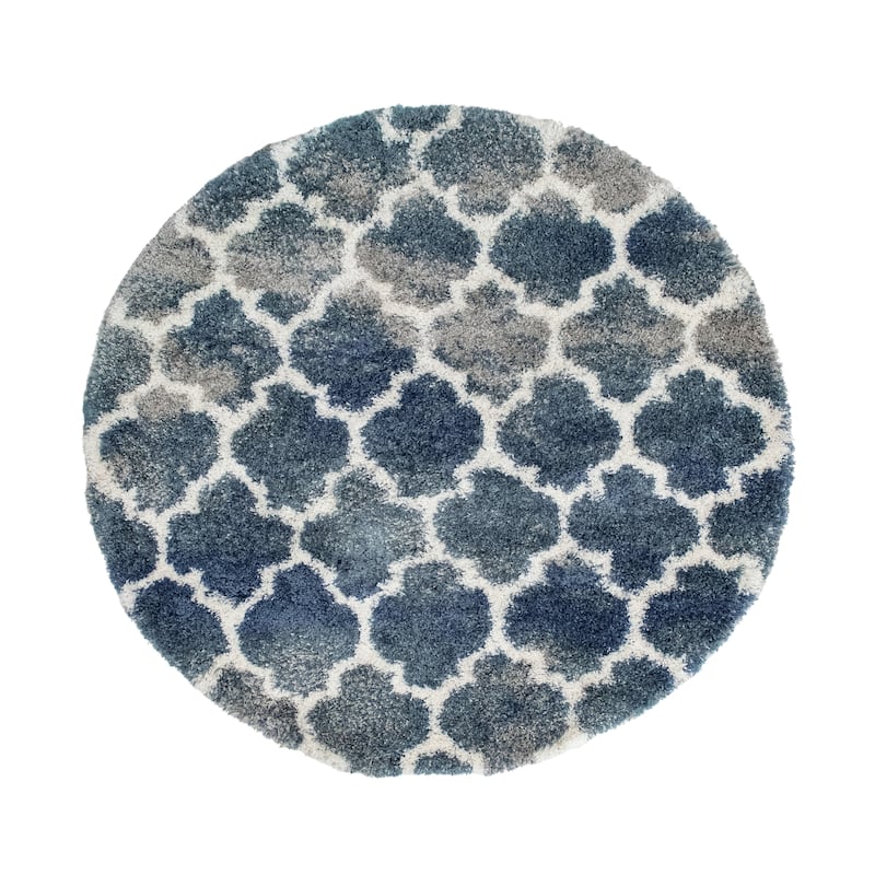Noori Rug Lux Ava Trellis 2-Inch Shag Rug