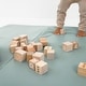 preview thumbnail 3 of 1, Toki Kids, Sage Vegan Leather, Padded Play Mat, Mega Size