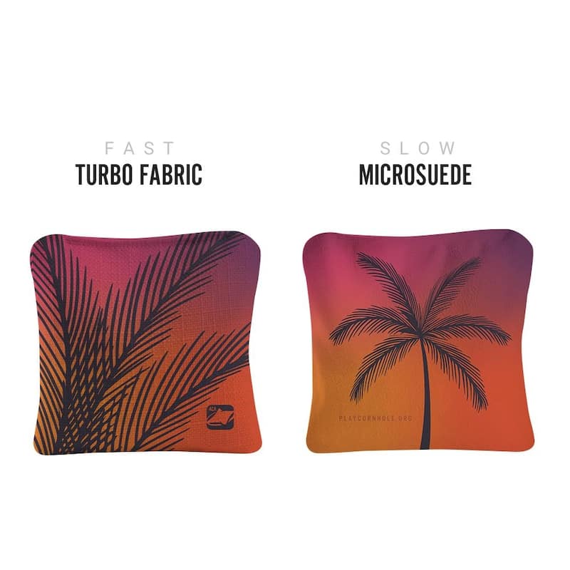Tropical Sunset Dual Sided Cornhole Bags