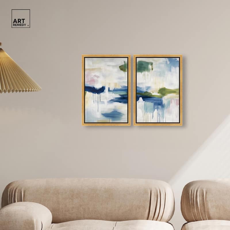 Kairos I Canvas Set of 2 by Art Remedy