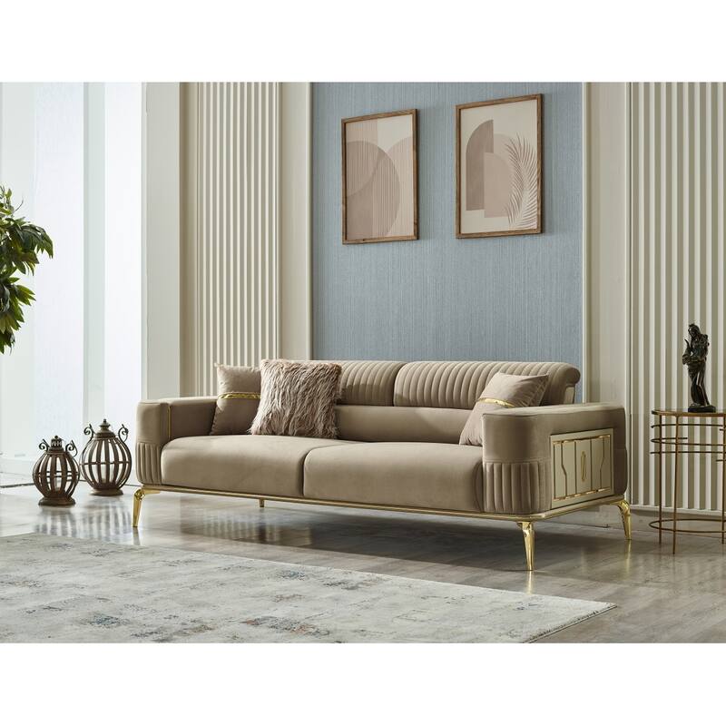 Ariana 4-Pieces One Sofa One Loveseat Two Chair Living Room Set